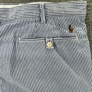 Polo Ralph Lauren Shorts Mens 40 Stripe Seersucker Stretch Classic Fit 34 Talon